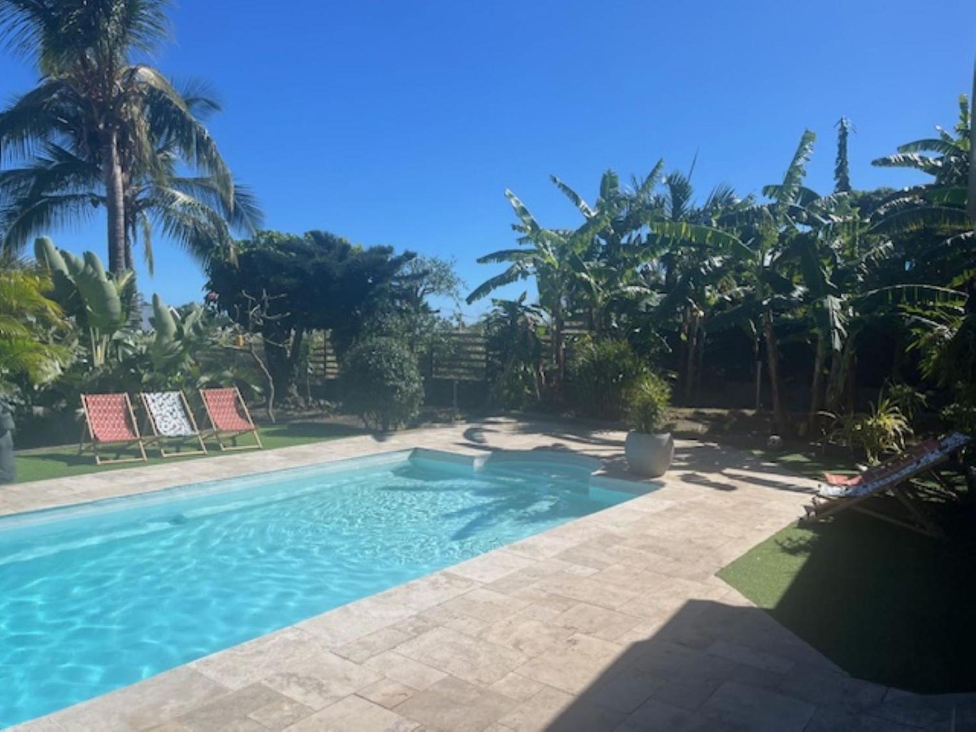 La Bananeraie Apt 35M2 Piscine Jardin Tropical Parking Prive Saint-Leu Ngoại thất bức ảnh
